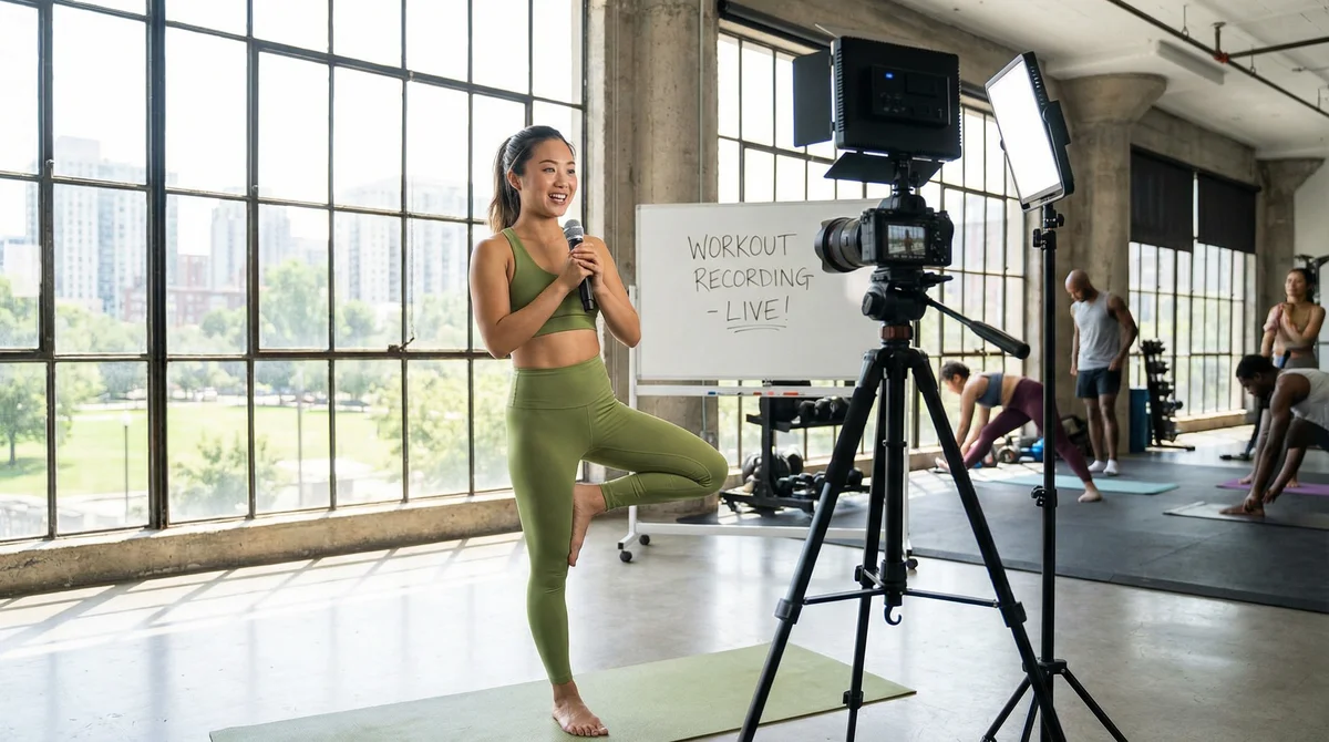 黄色仓库健身视频